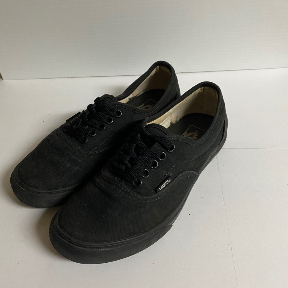 Solid Black Vans - image 2